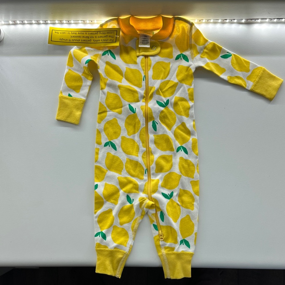 Lemon Print Kids One Piece